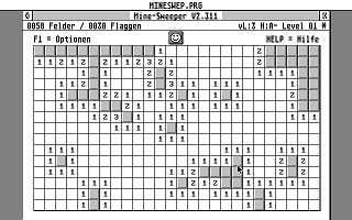 Mine-Sweeper atari screenshot